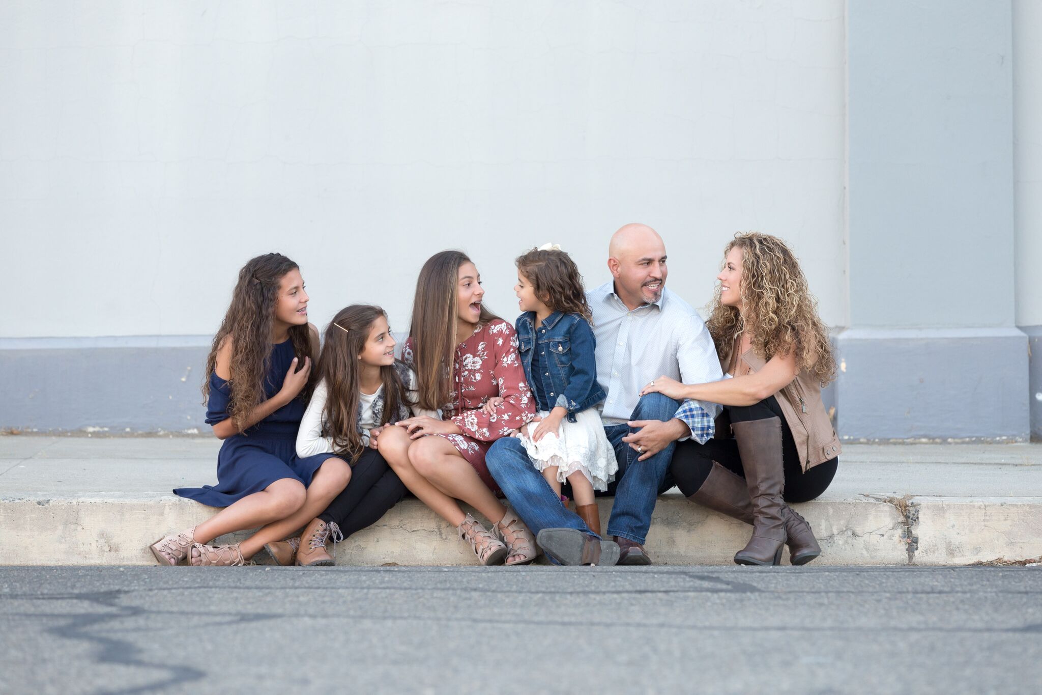 Dr. Mirelez family photo Fresno cosmetic dentist